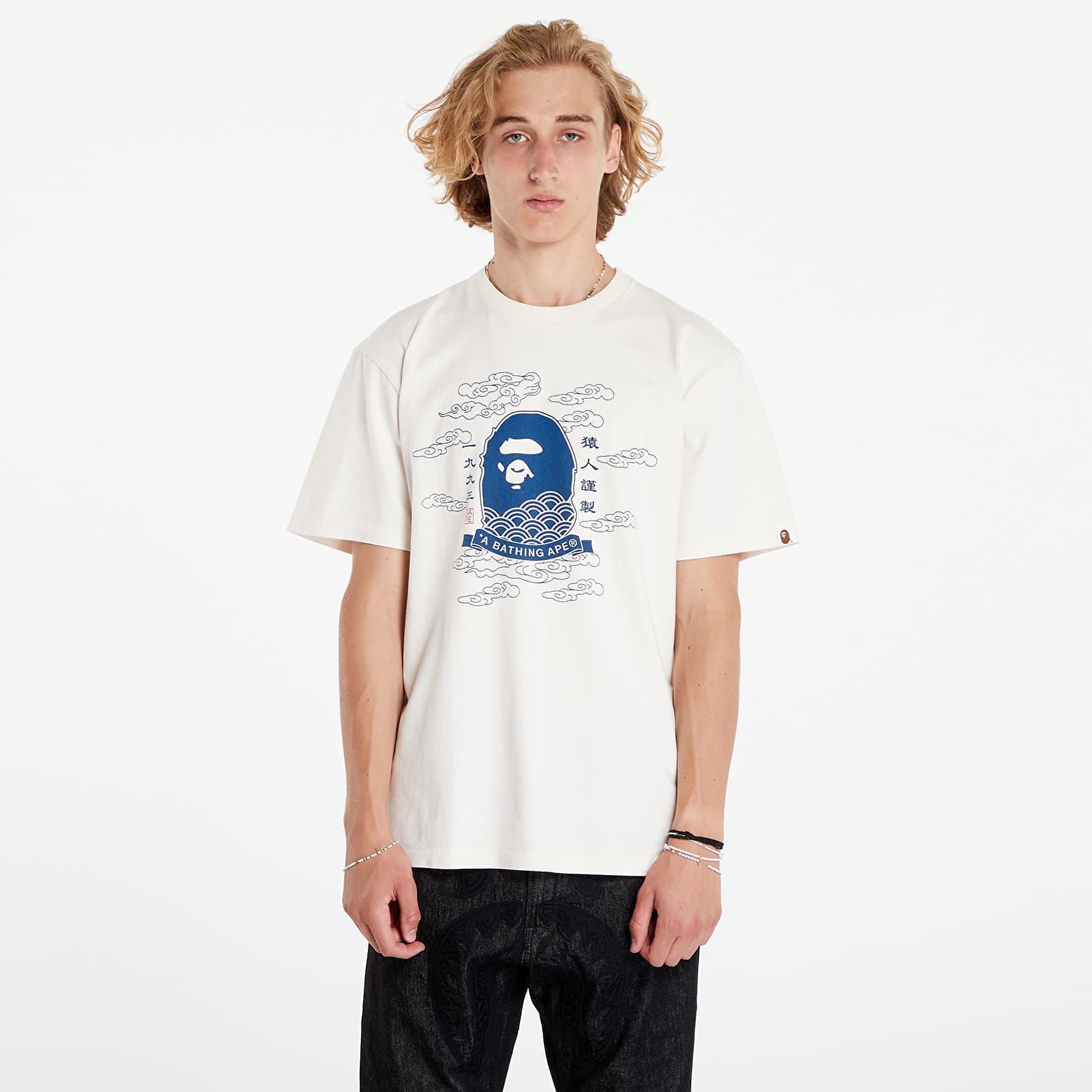 Tričko A BATHING APE 31St Anniversary Japan Ape Head Tee Ivory M