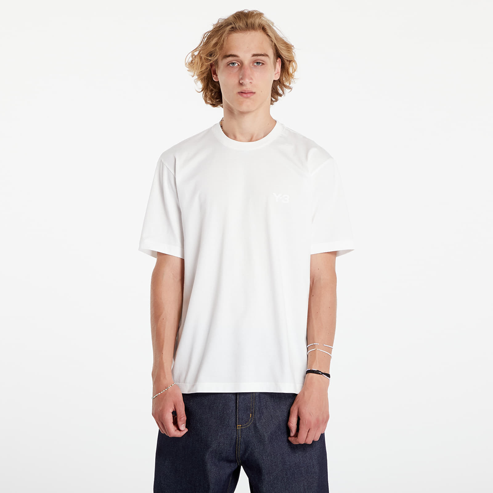 Tričko Y-3 M Regular Short Sleeve Tee Core White XS