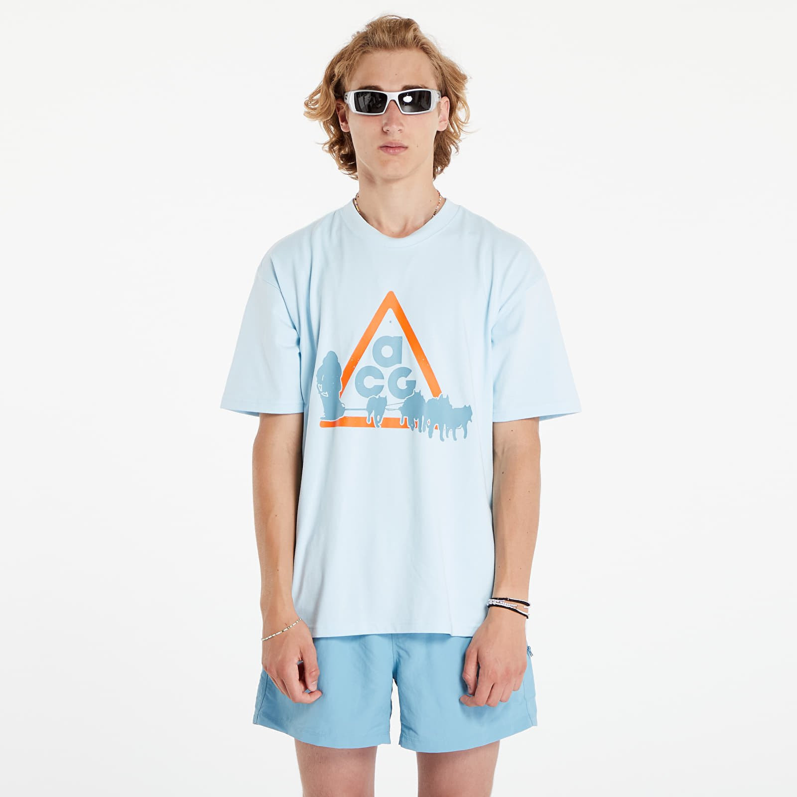 Tričko Nike M NRG ACG DF TEE OC DOG SLED Glacier Blue M