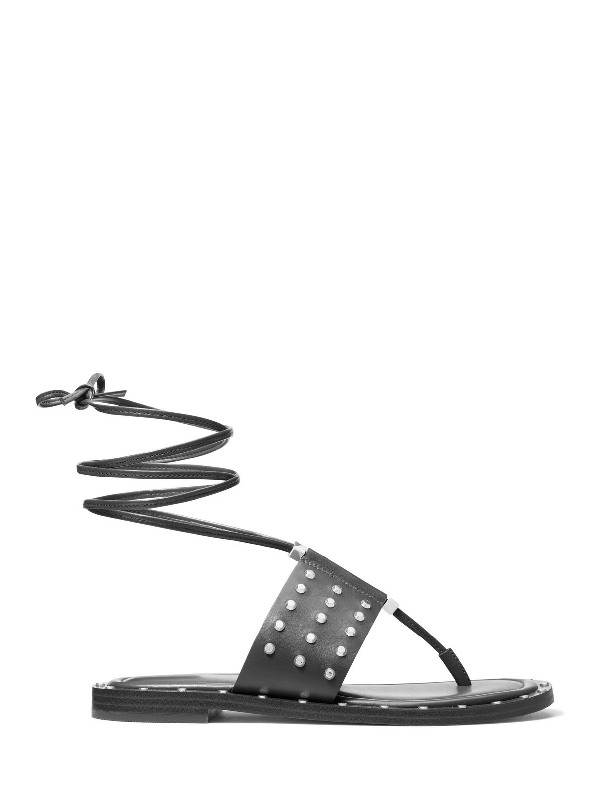 Michael Kors Sandále - FLAT JAGGER FLAT SANDAL čierne