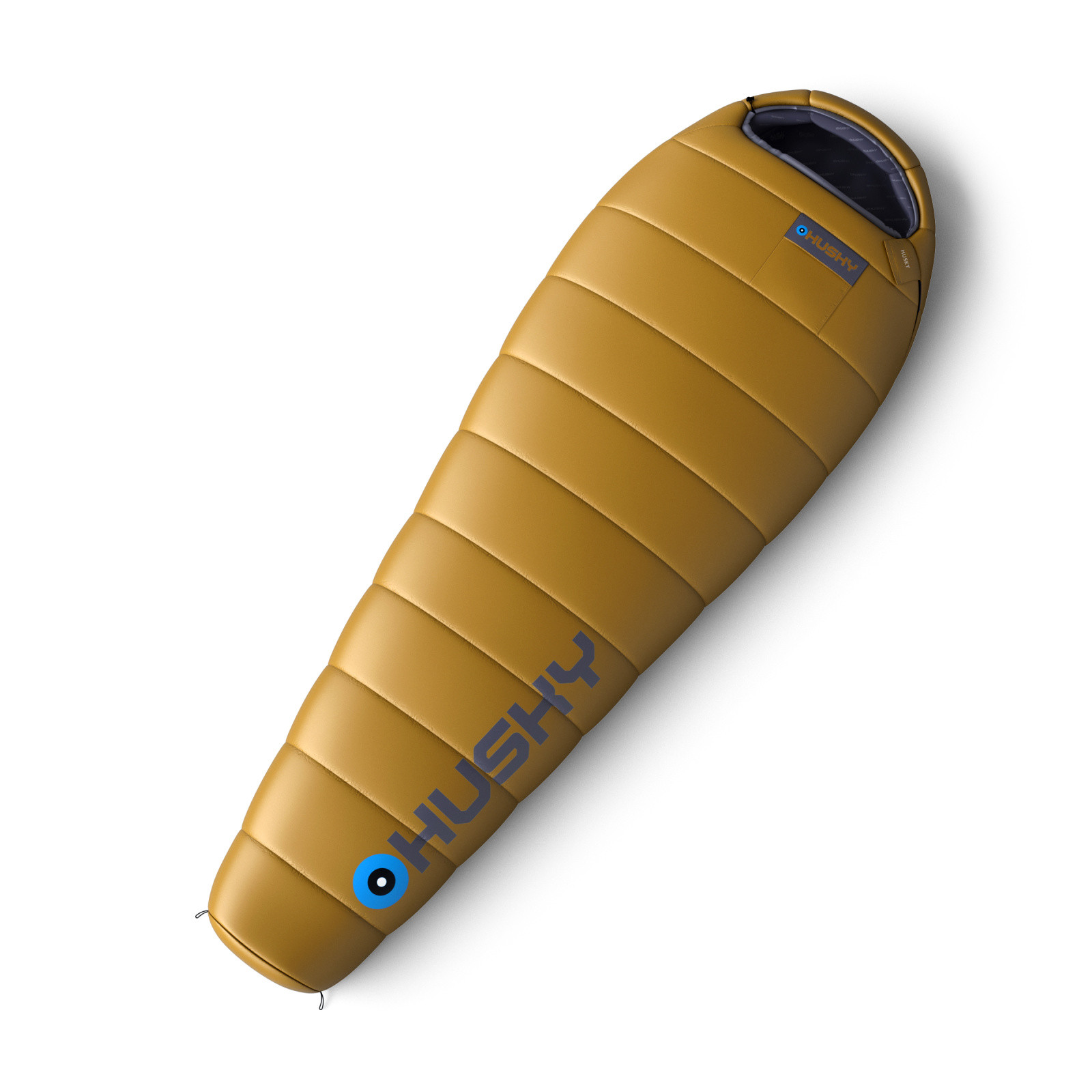 Husky Syntetický trojsezónny spacák Husky mustard Veľkosť: OneSize