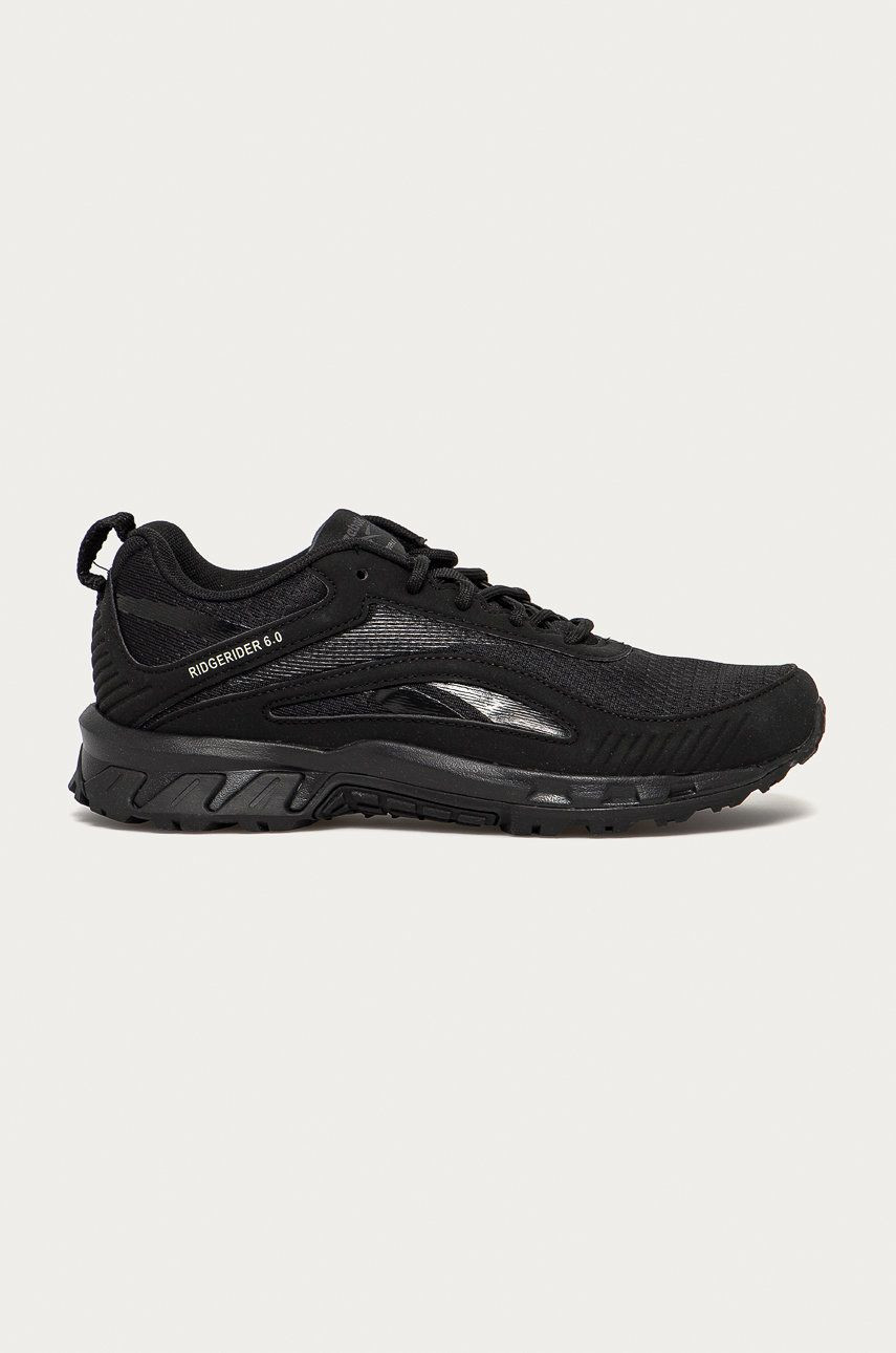 Topánky Reebok FW9652 čierna farba, na plochom podpätku