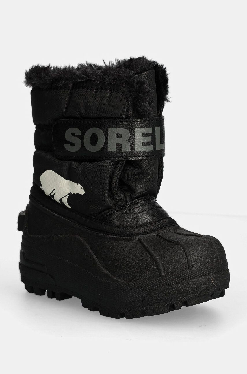 Detské snehule Sorel TODDLER SNOW COMMAND čierna farba, 2114101