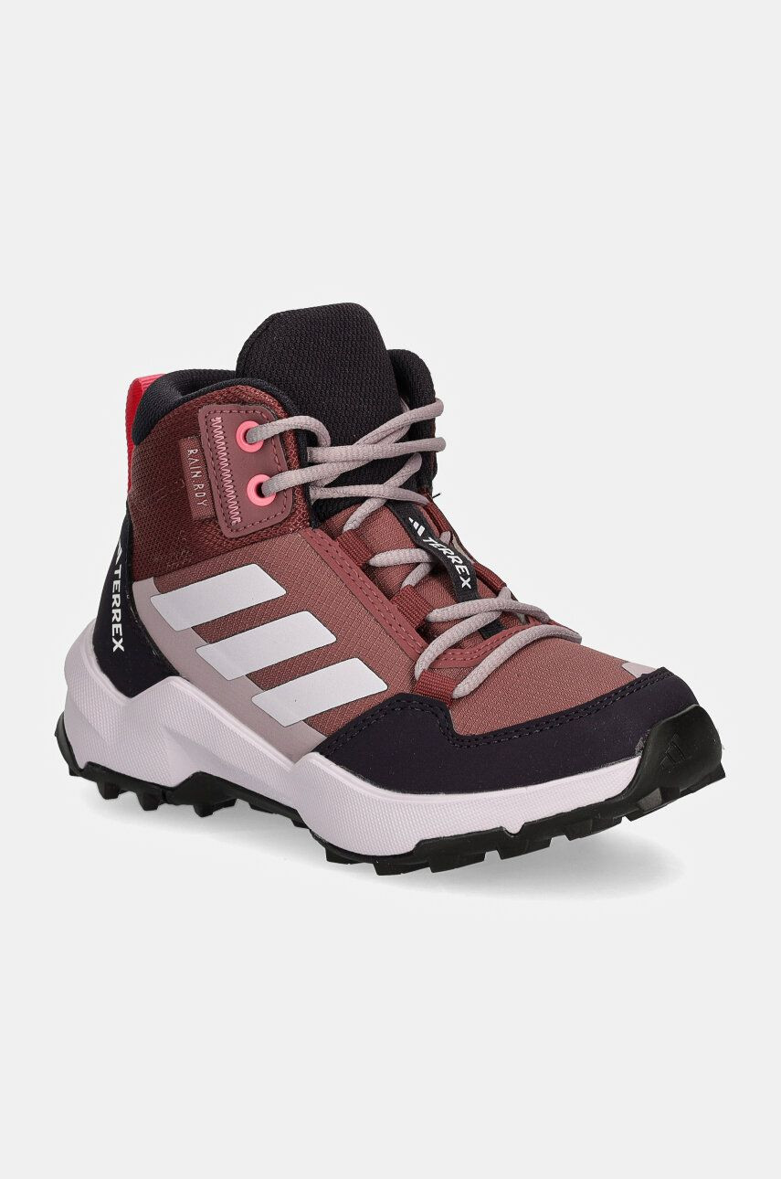 Detské topánky adidas TERREX TERREX AX4R R.RDY MID fialová farba, IF6519
