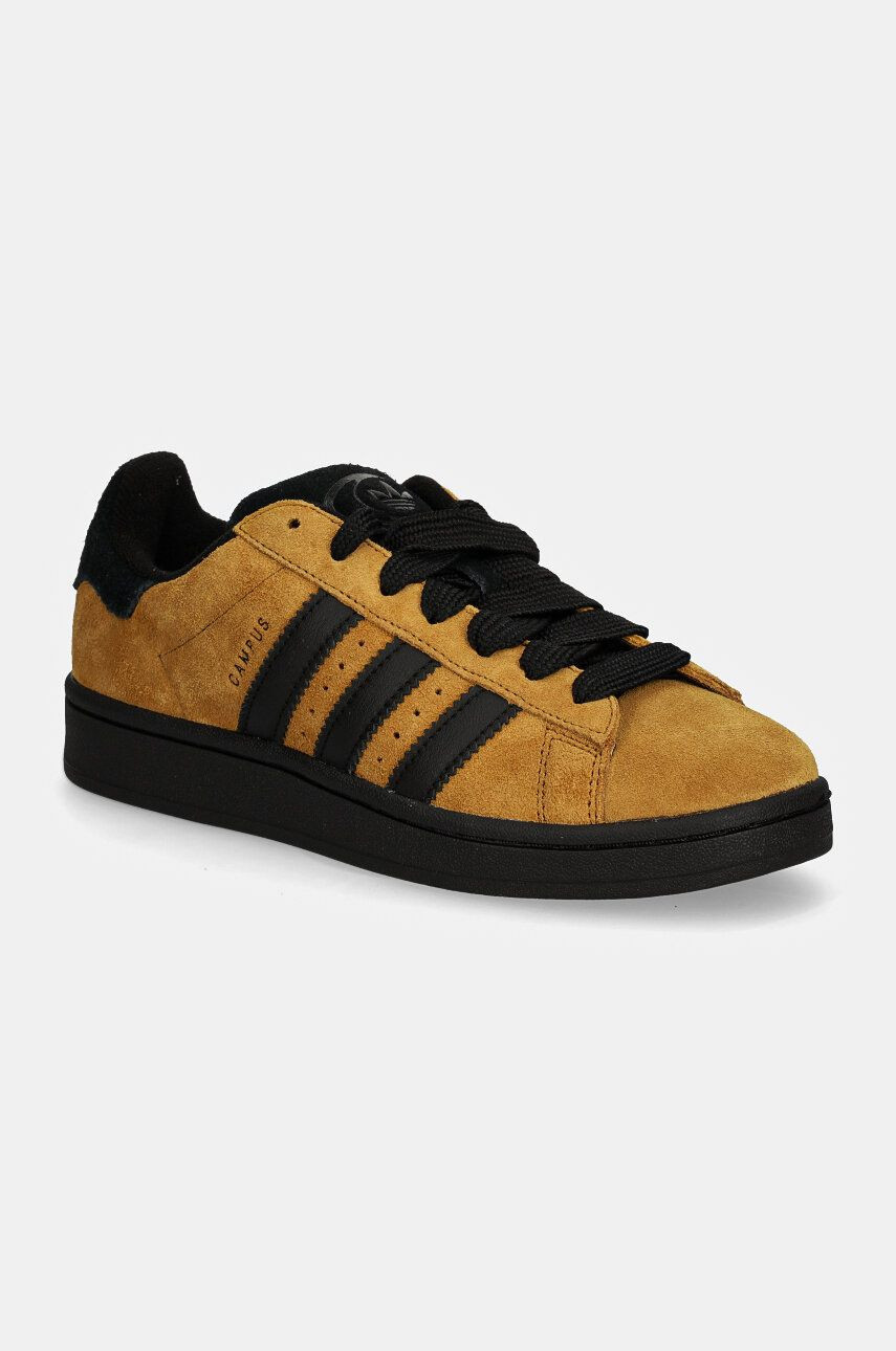 Kožené tenisky adidas Originals Campus 00s čierna farba, JH8998
