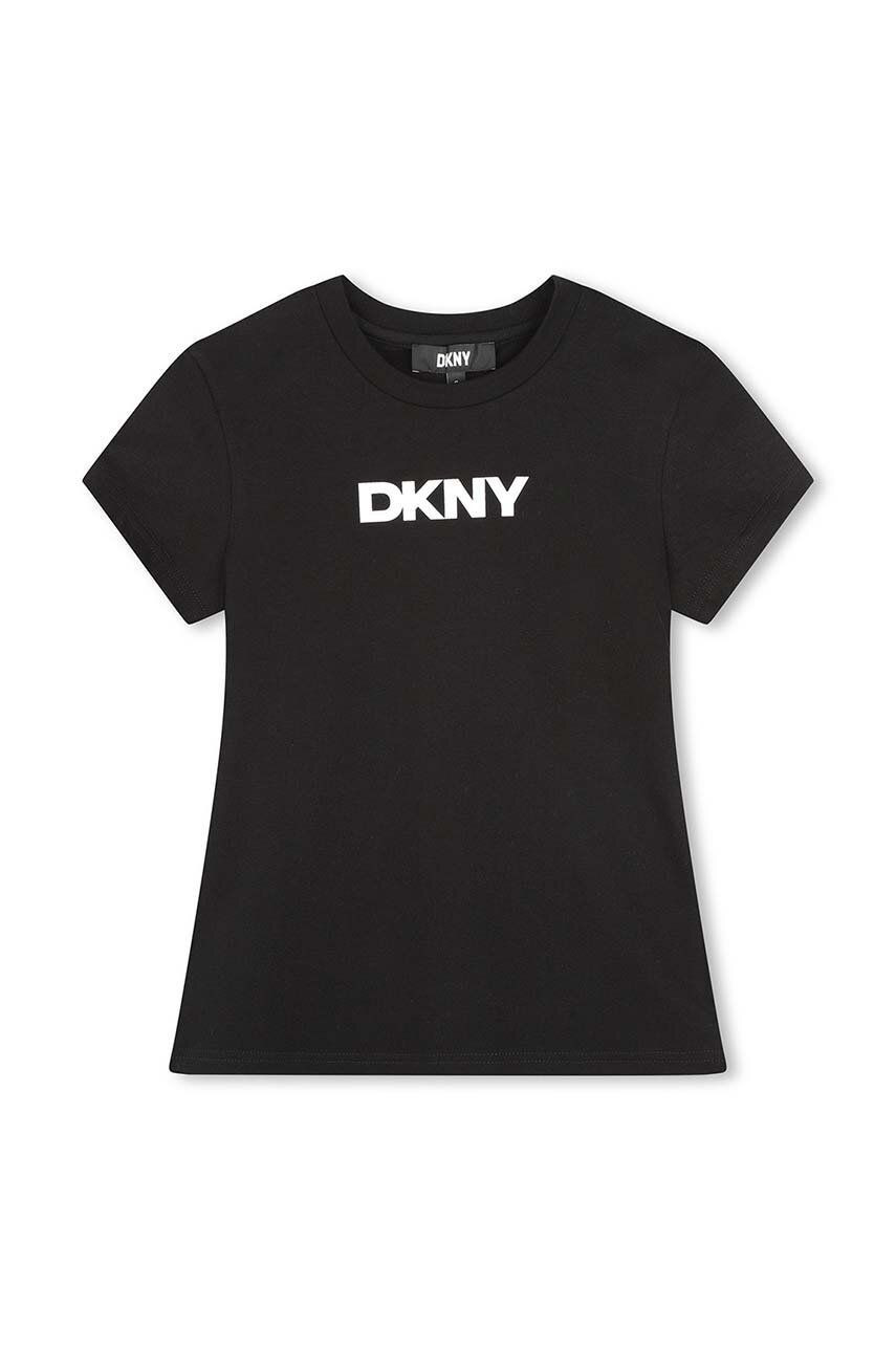 Detské tričko Dkny čierna farba, D62036