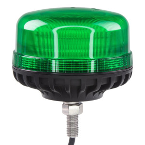 Zelený LED maják 12V / 24V - 36x LED / ECE R10 / na skrutku (114x85mm)