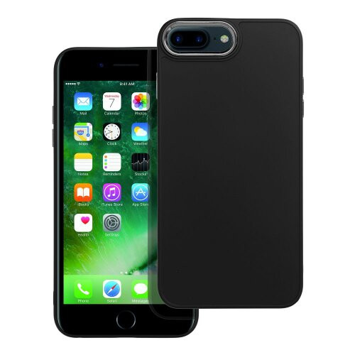 Puzdro Frame TPU iPhone 7 Plus/8 Plus - čierne