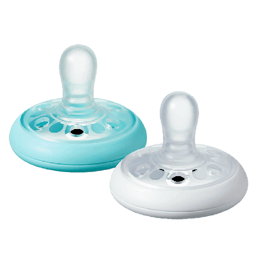 Tommee Tippee Cumlík C2N silikon Natural 2ks 6-18m
