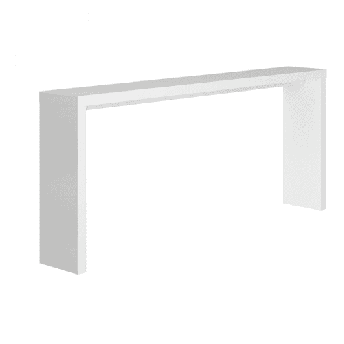 Konzolový stolek, bílá, FITRON