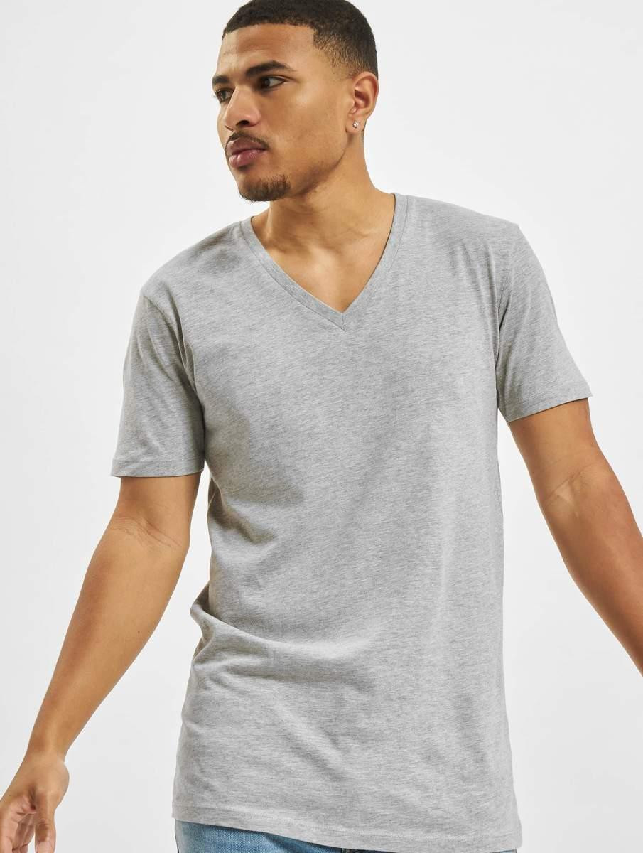 Pánske výstrih do V sivé