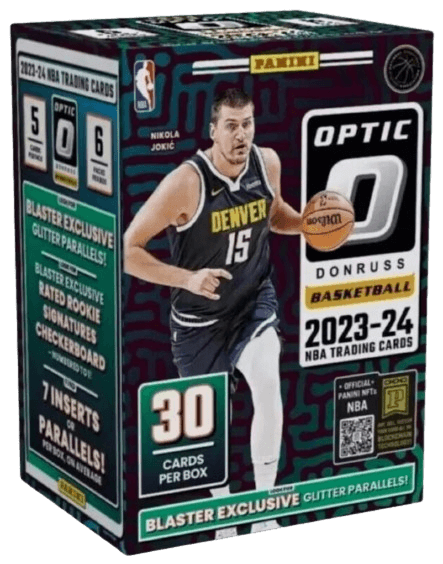 Panini 2023-2024 NBA karty Panini Donruss Optic Basketball Blaster Box (Glitter Parallels)