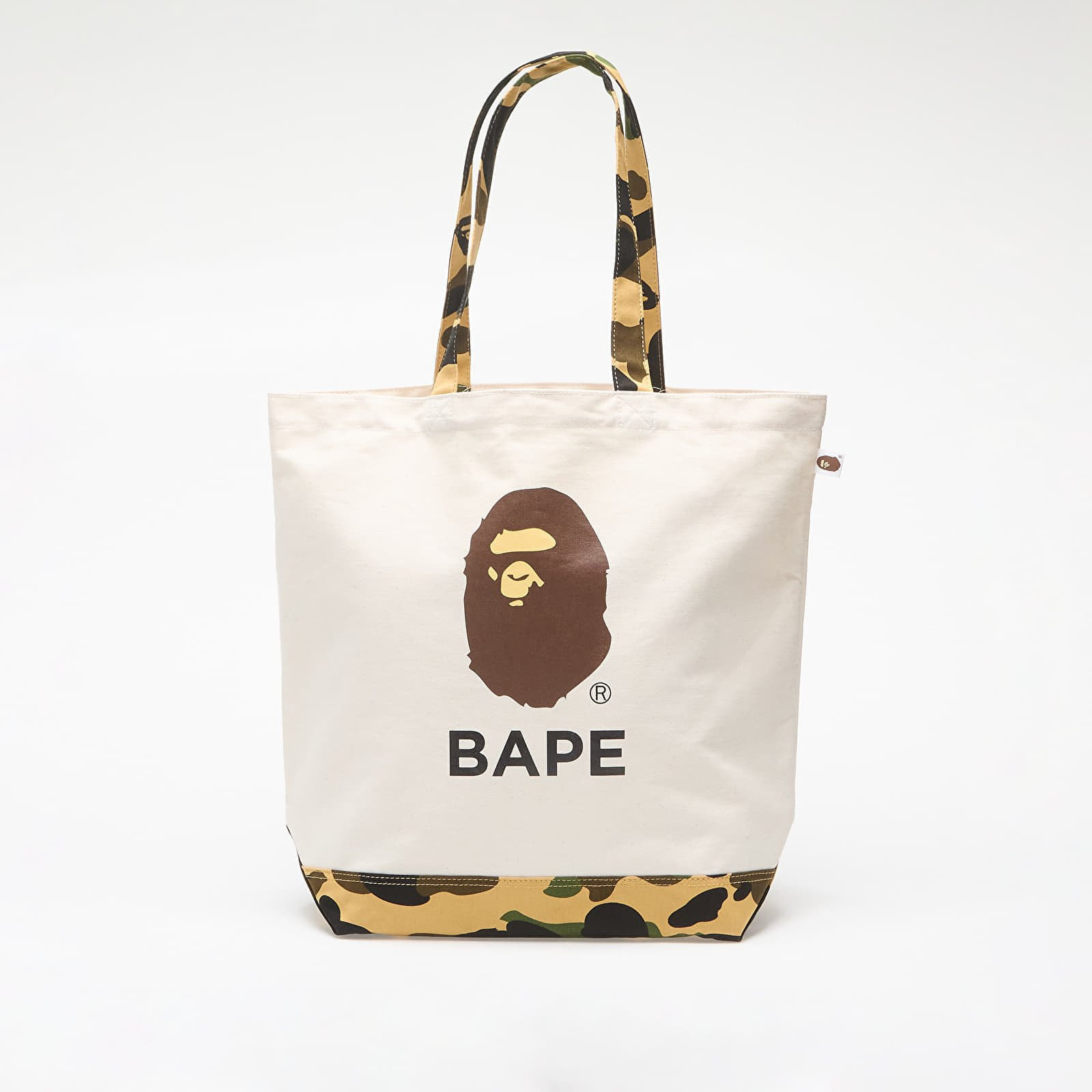 Taška A BATHING APE 1St Camo Ape Head Tote Bag Ivory Universal