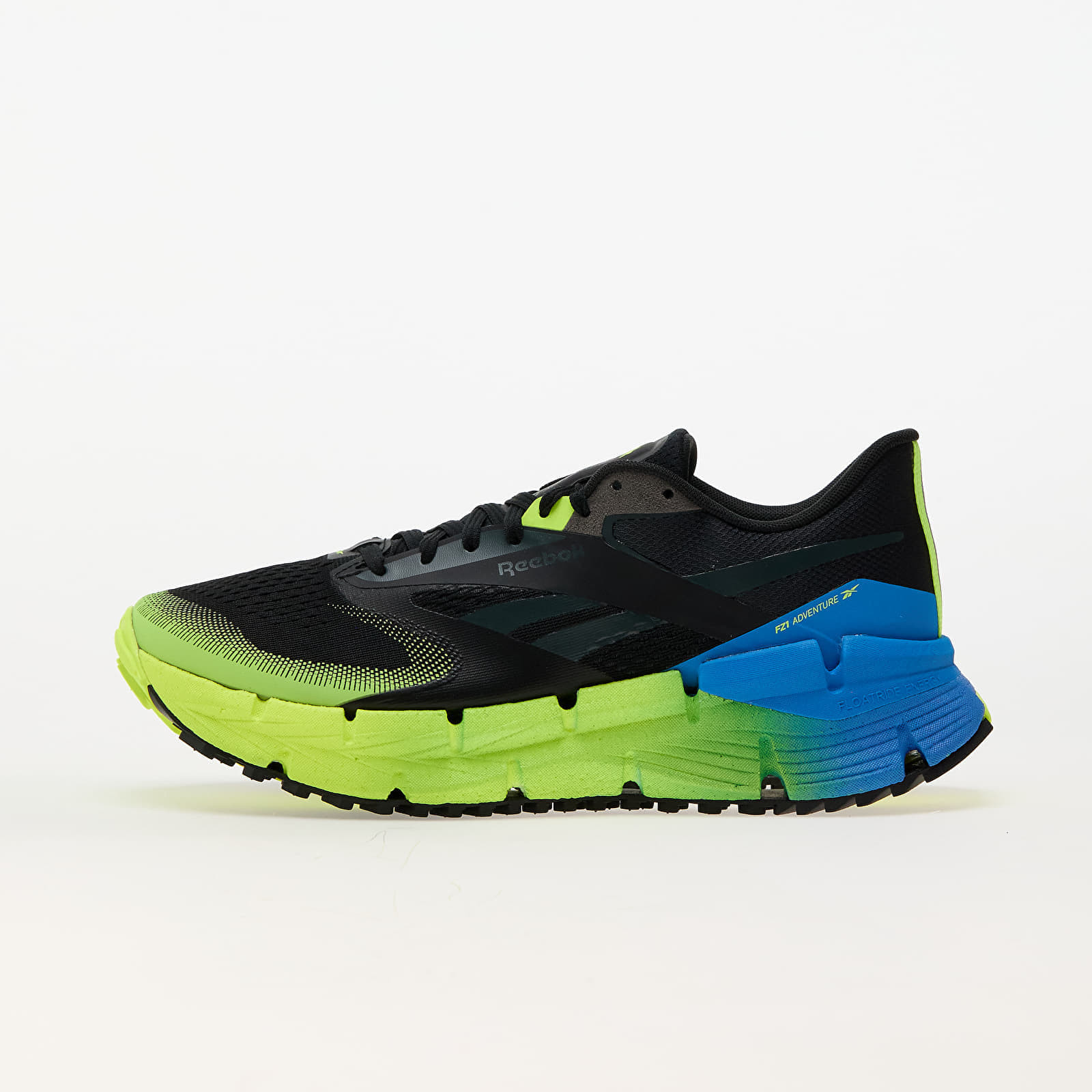 Tenisky Reebok Floatzig Adventure 1 Black/ Digital Lime/ Kinetic Blue EUR 39
