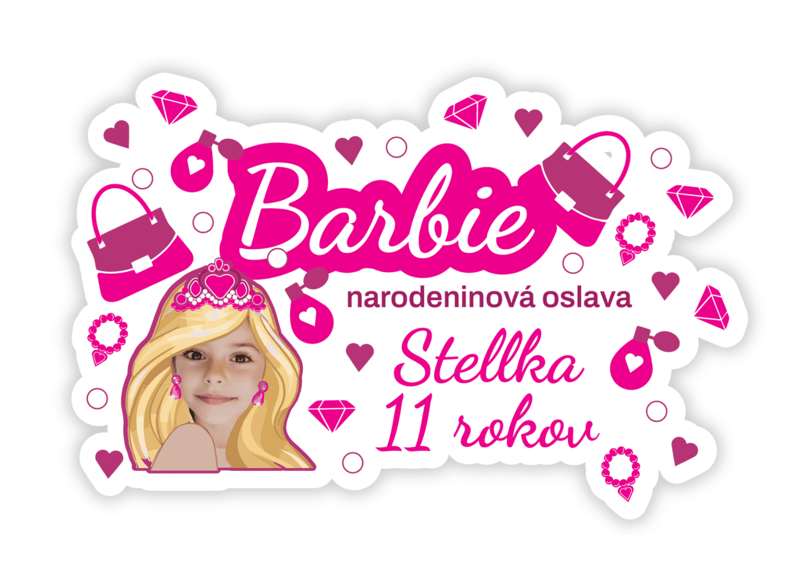 Personal Personalizovaná podložka pod tanier -  Barbie