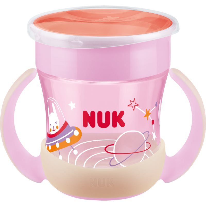 NUK Magic Cup Mini hrnček s držadlami 6m+ Pink 160 ml 160 ml