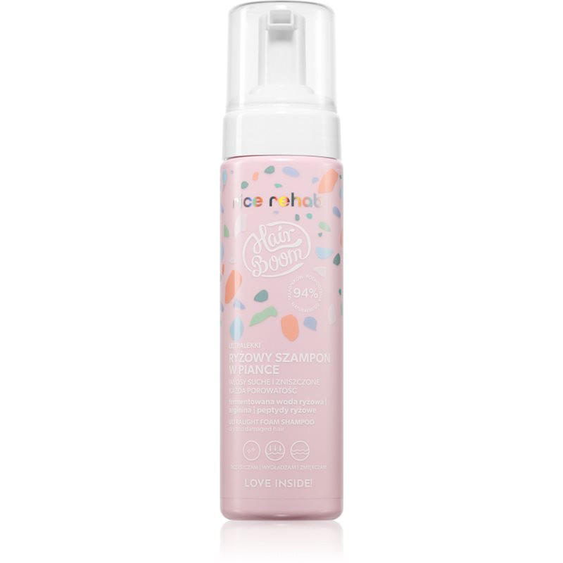 BodyBoom HairBoom Ultralight Rice Shampoo šampón pre všetky typy vlasov 200 ml