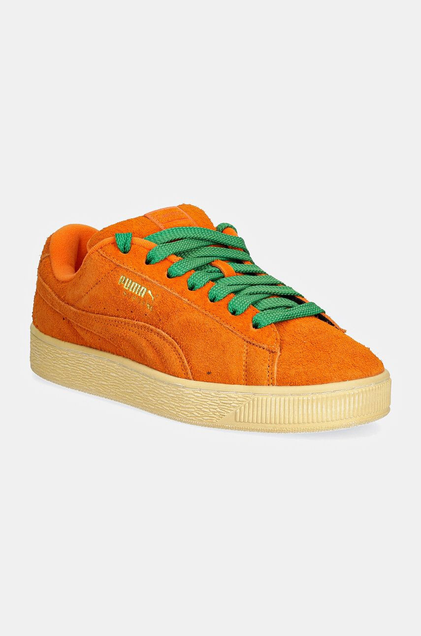 Semišové tenisky Puma Suede XL CARROTS oranžová farba, 398800