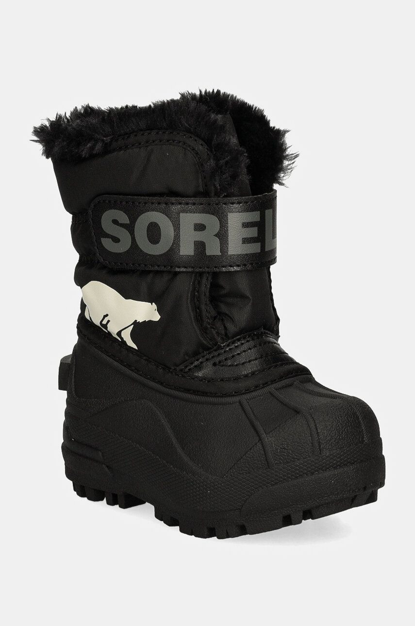 Detské snehule Sorel TODDLER SNOW COMMAND čierna farba, 2114102