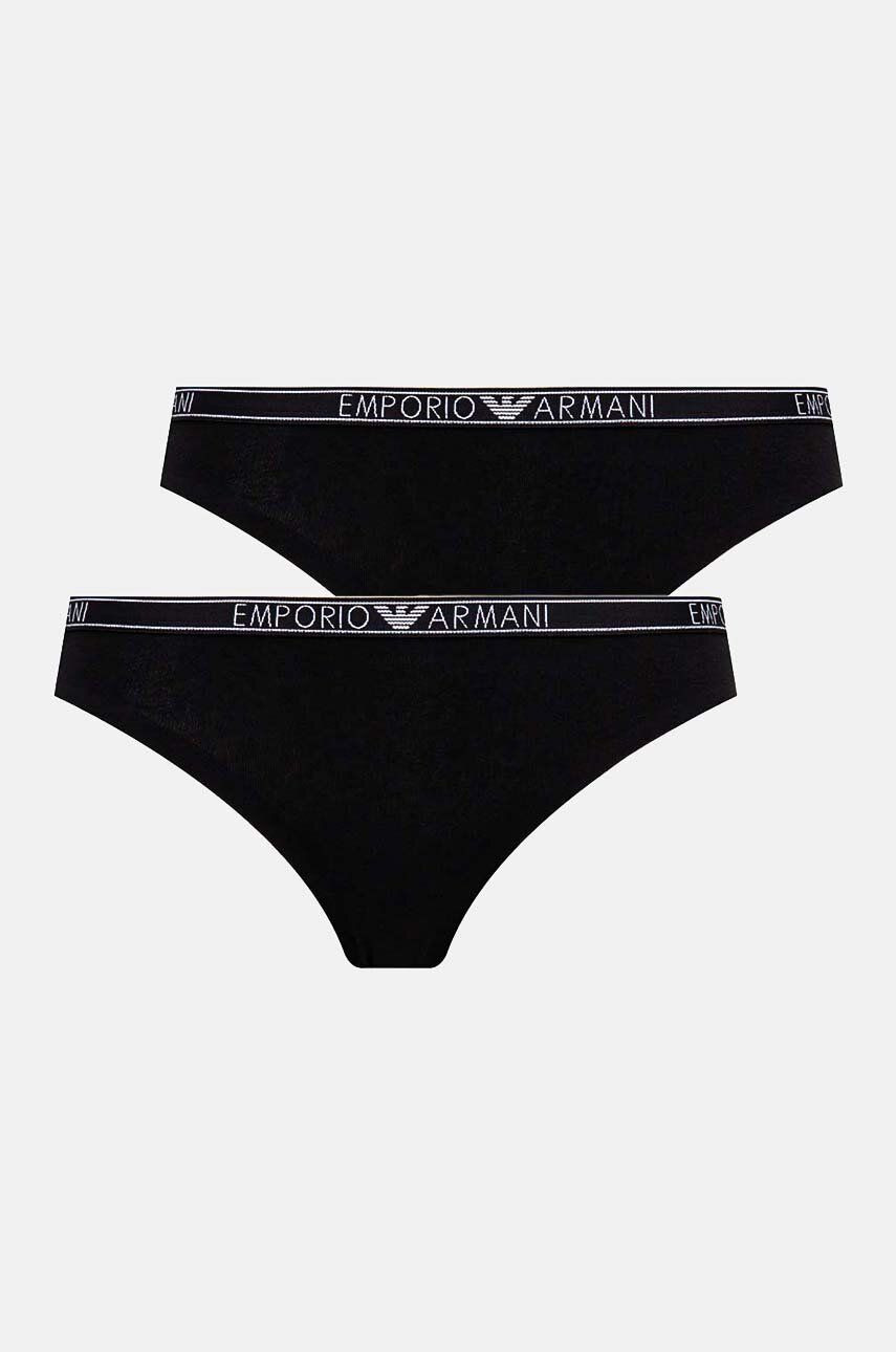 Tangá Emporio Armani Underwear čierna farba, 163333 4F223
