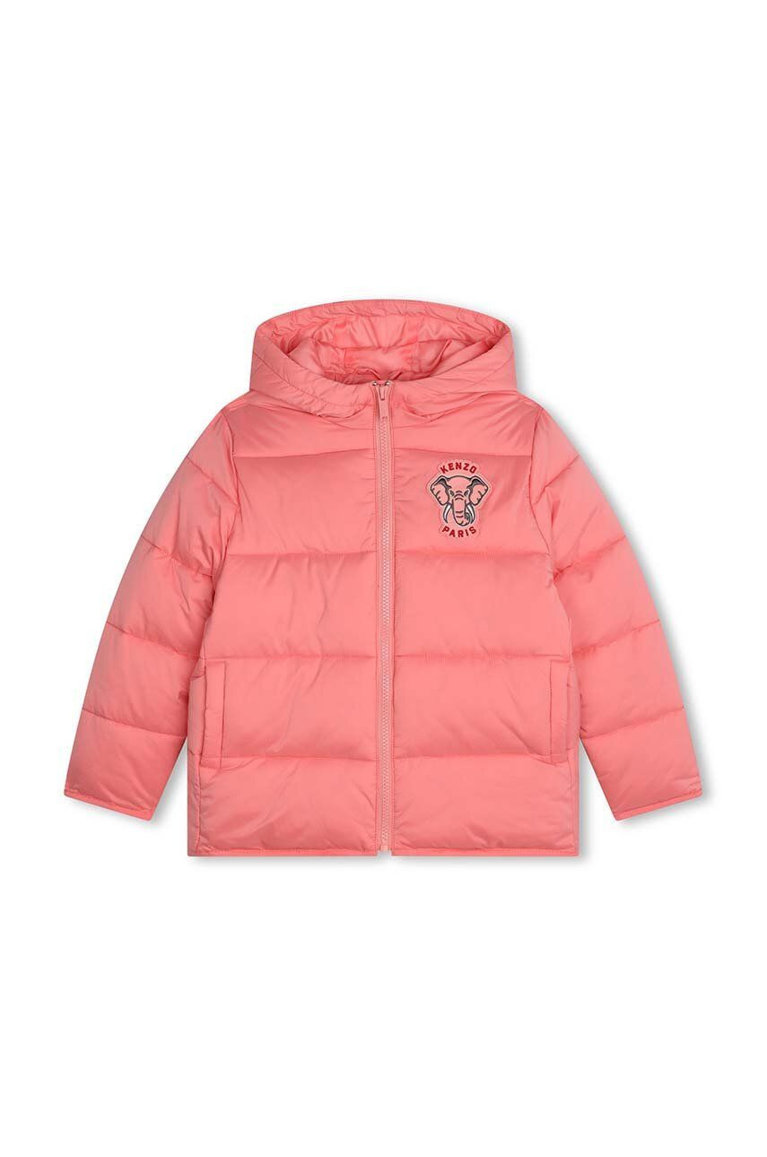 Detská bunda Kenzo Kids ružová farba, K60725.G