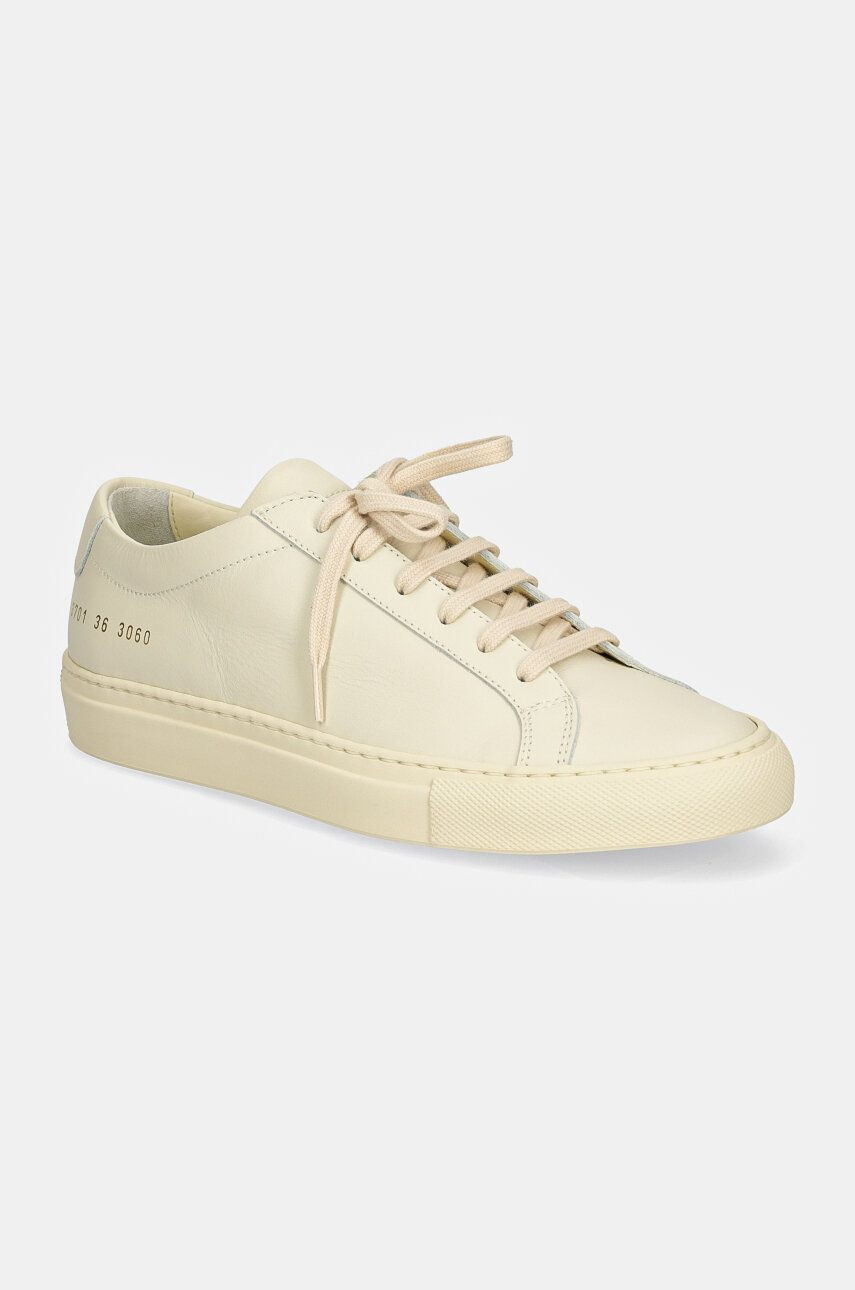 Kožené tenisky Common Projects Original Achilles Low béžová farba, 3701