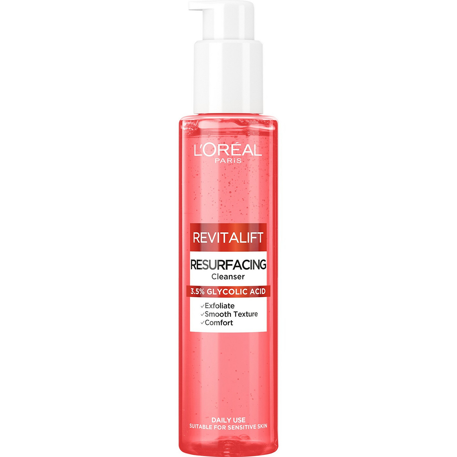 L'Oréal Paris Exfoliačný čistiaci gél s kyselinou glykolovou Revitalift (Resurfacing Cleanser) 150 ml