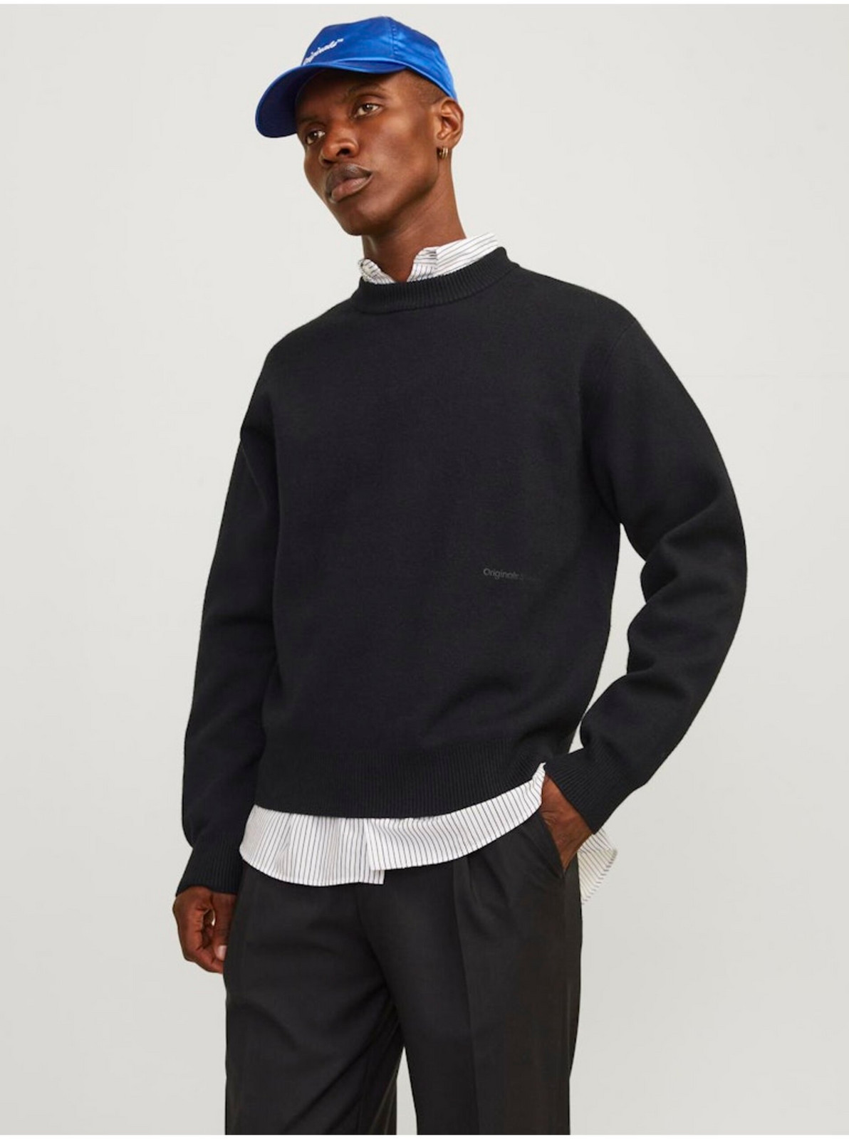 Čierny pánsky sveter Jack & Jones Vester