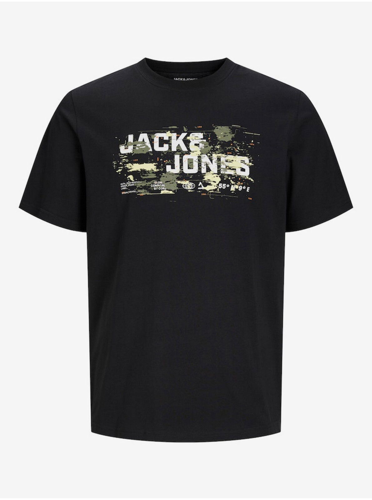 Čierne pánske tričko Jack & Jones Outdoor