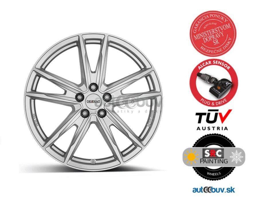 DEZENT KF silver 7.50x17 5x114.30 ET40