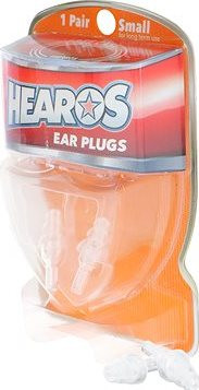 HEAROS High Fidelity Ear Plugs for Long Term Use Small NRR 12db 1 Pair