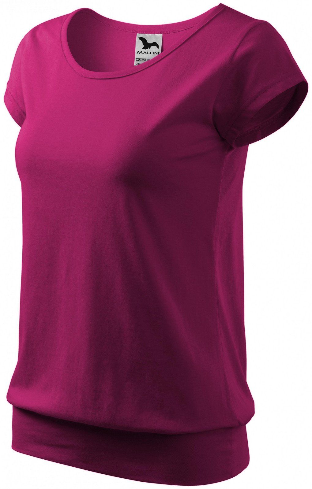 Dámske trendové tričko, fuchsia red, S