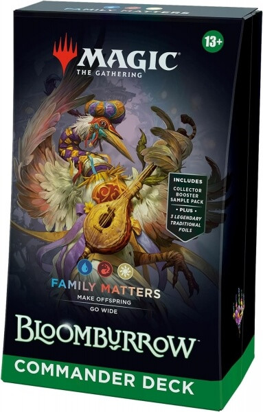 Wizards of the Coast Magic the Gathering Bloomburrow Commander Deck - Family Matters