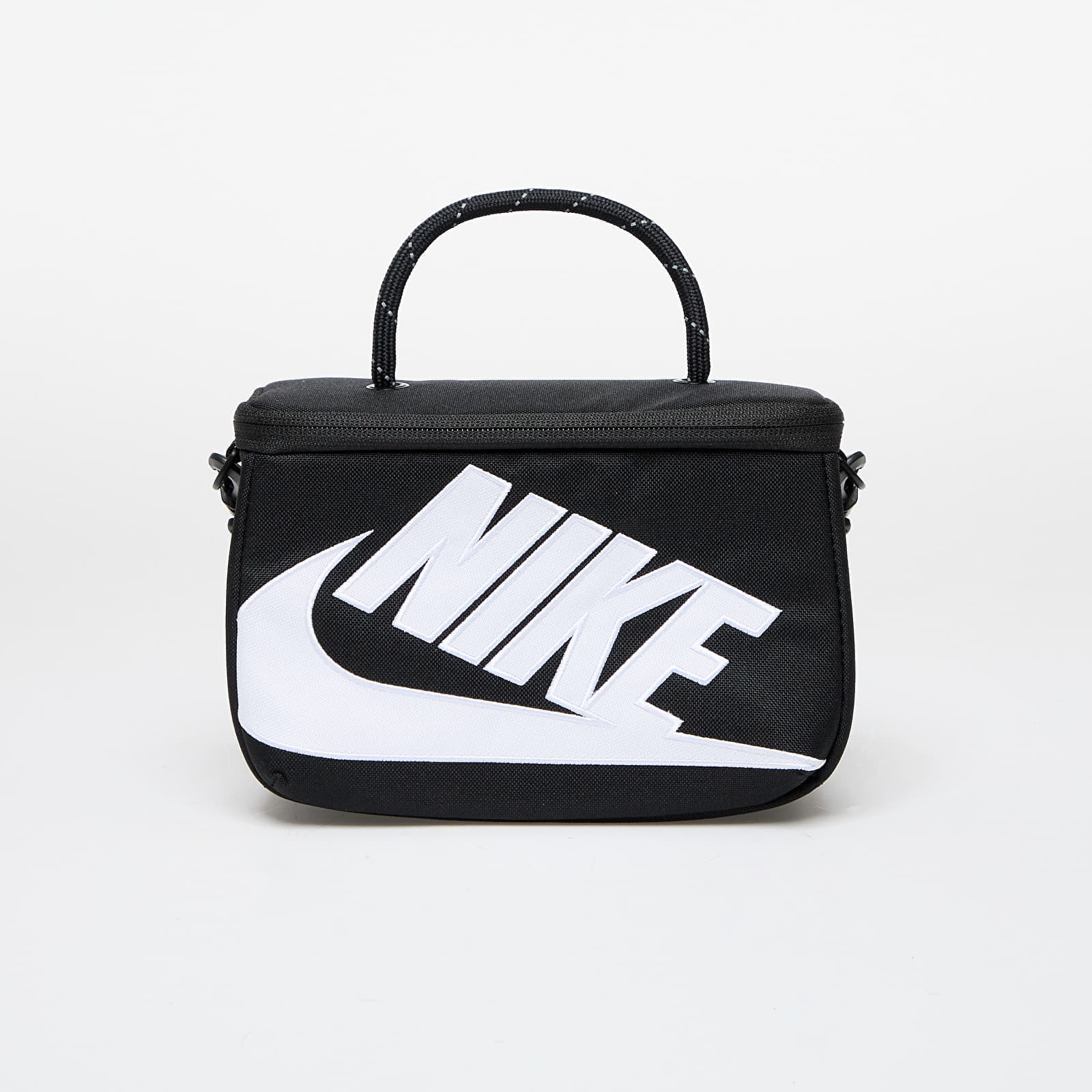 Taška Nike Mini Shoebox Crossbody Bag Black/ Black/ White 3 l