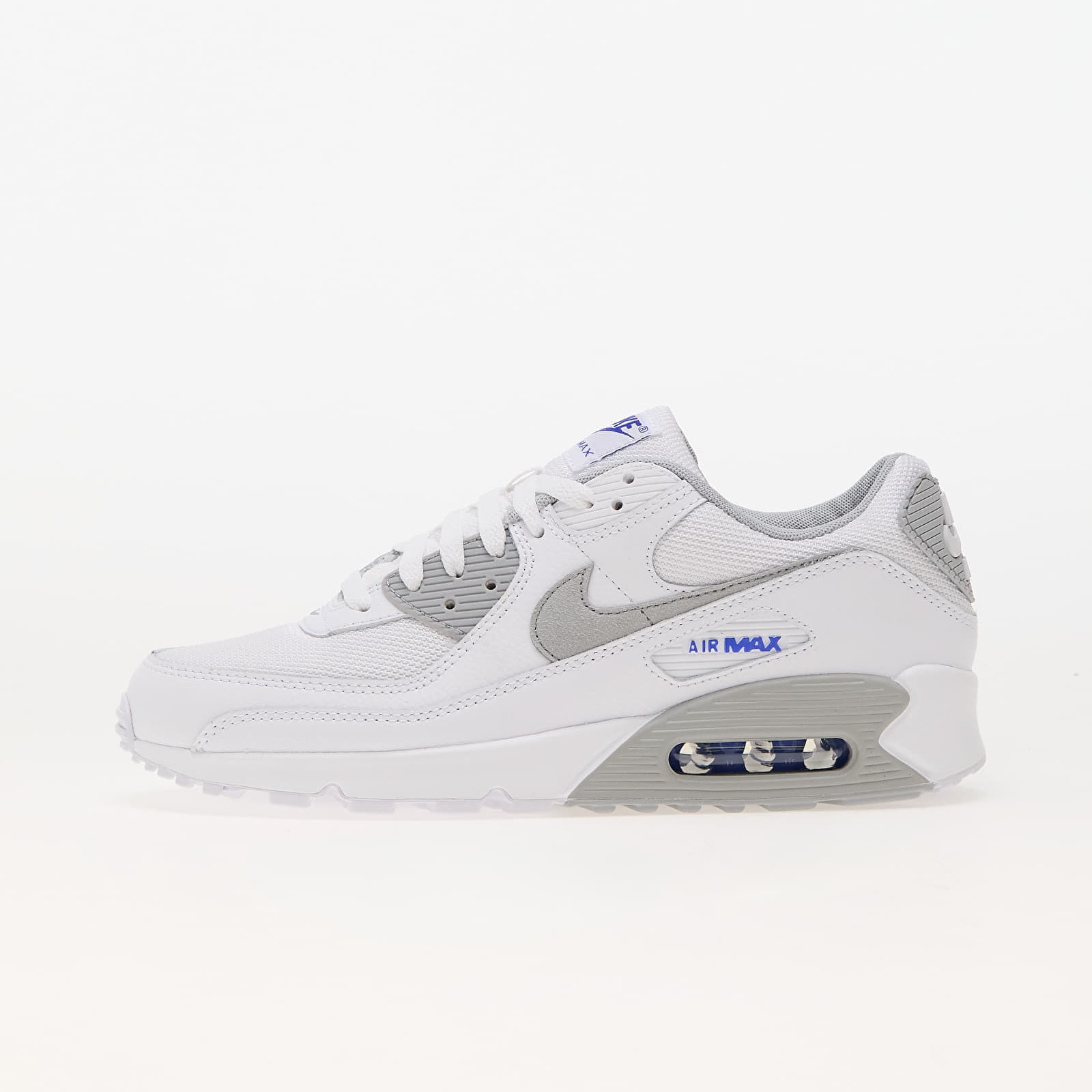 Tenisky Nike Air Max 90 White/ Lt Smoke Grey-Racer Blue EUR 45