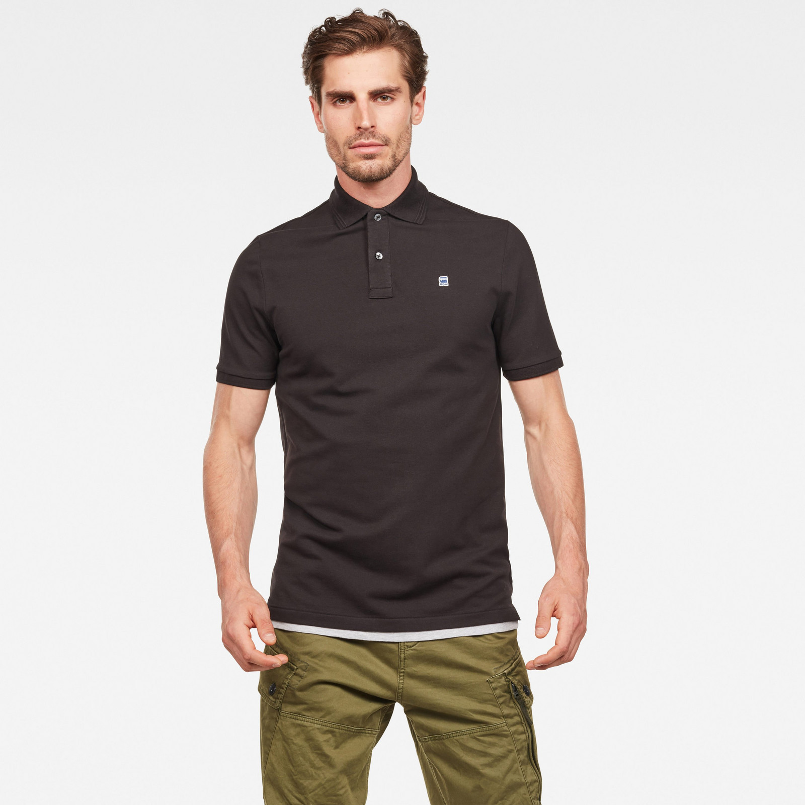 G-STAR Polo tričko - Dunda polo s\s čierne