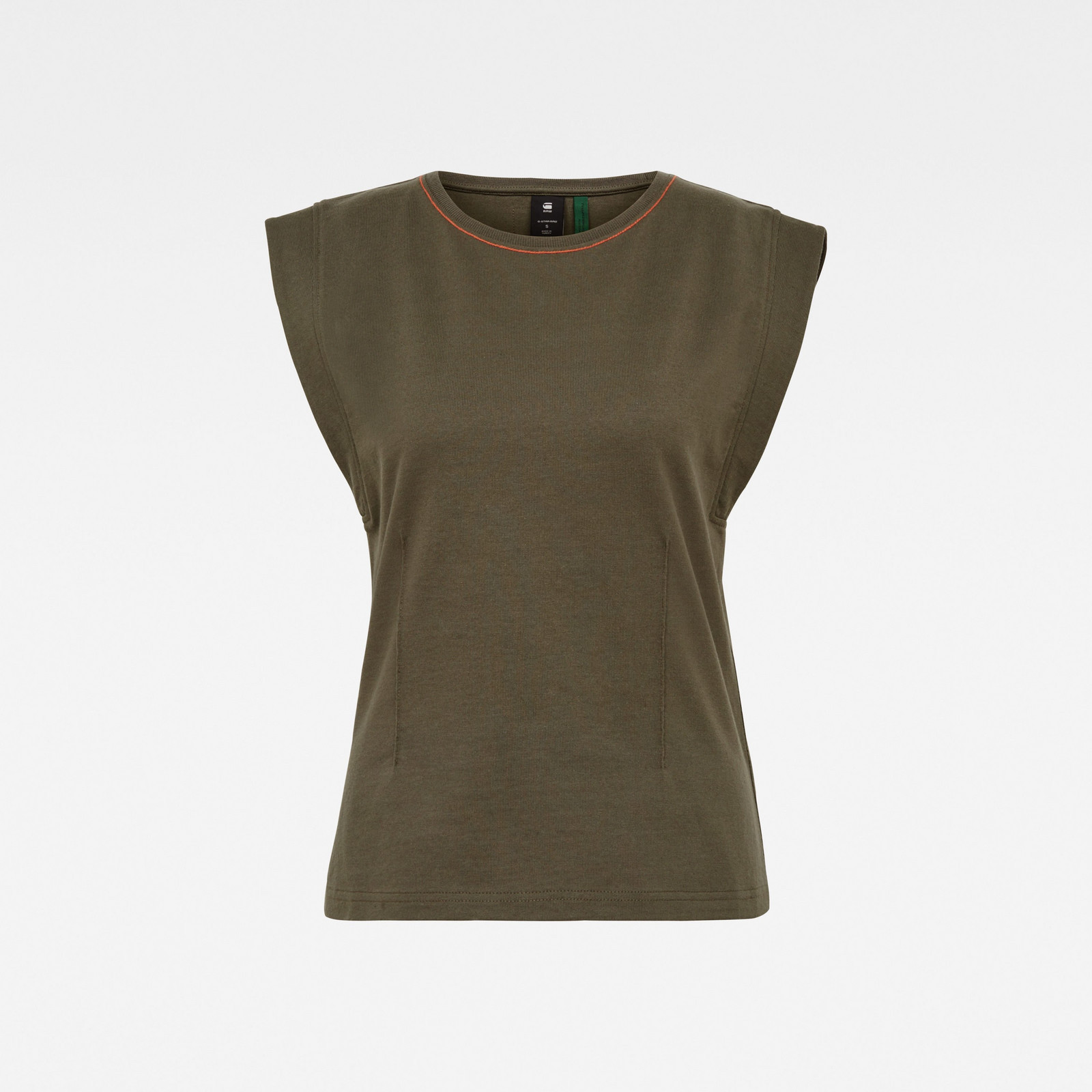 G-STAR Top - Waisted Top zelený