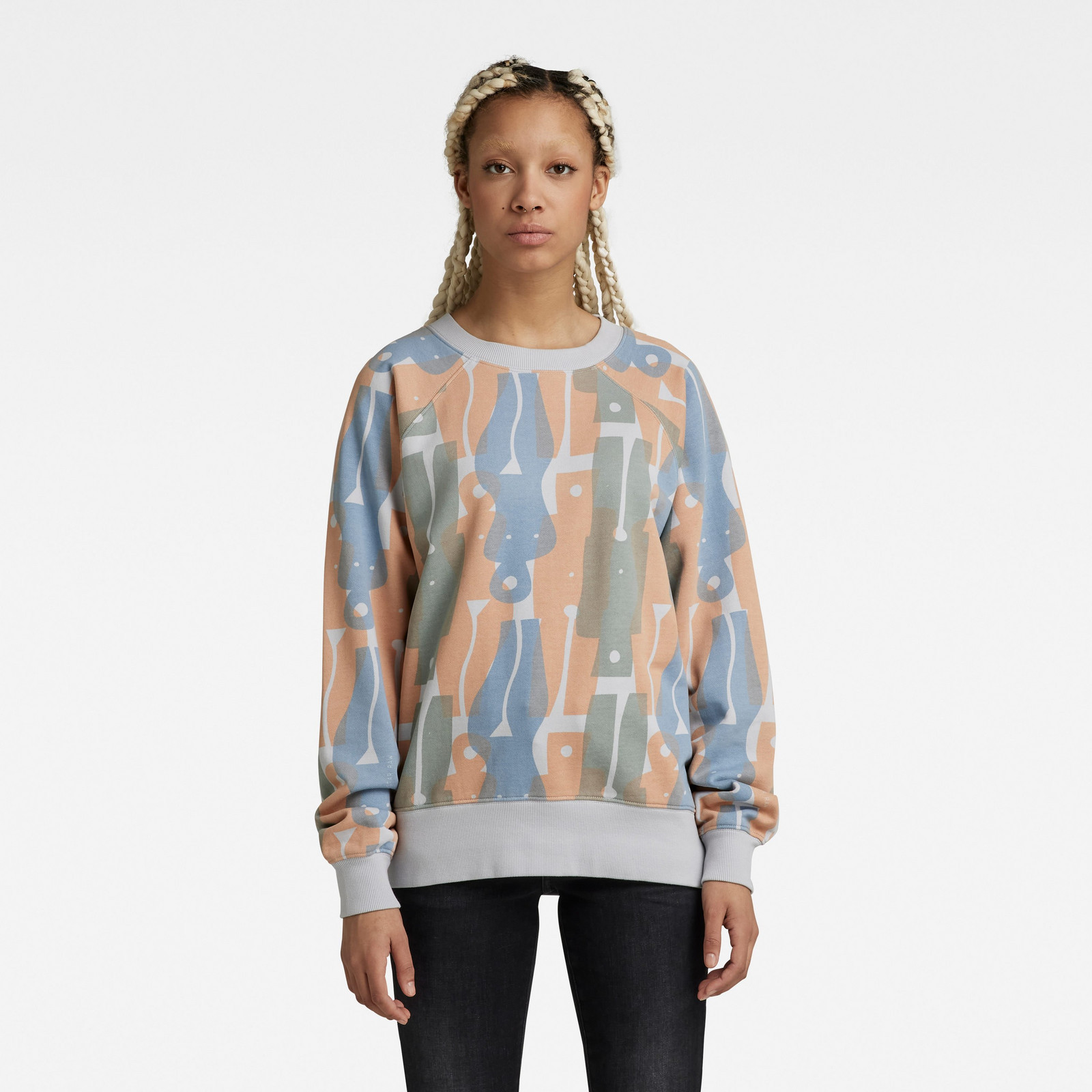 G-STAR Mikina - Raglan ao loose r sw viacfarebná