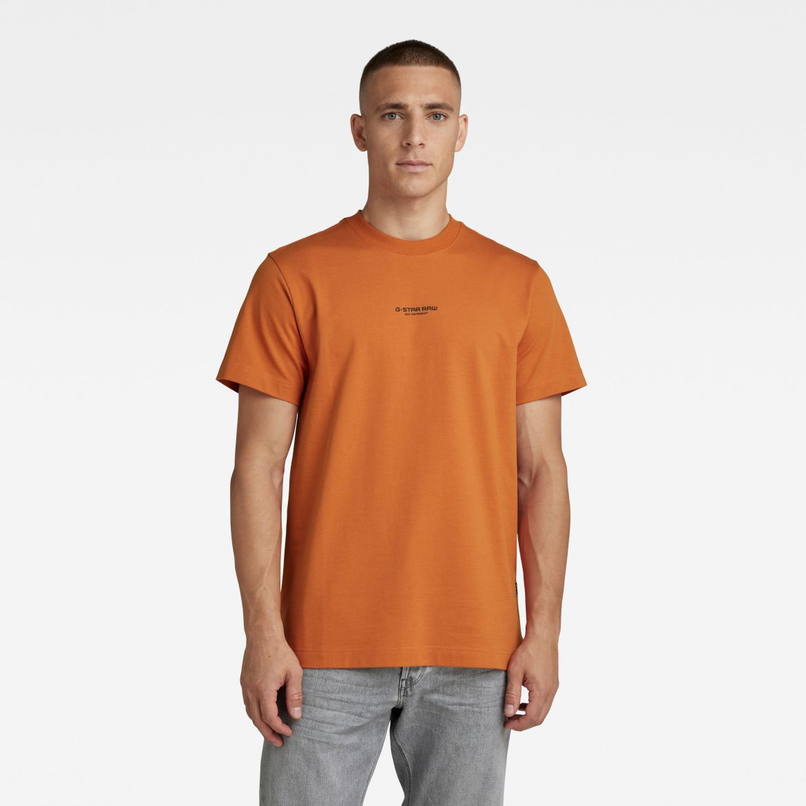 G-STAR Tričko - Center logo loose r t oranžové