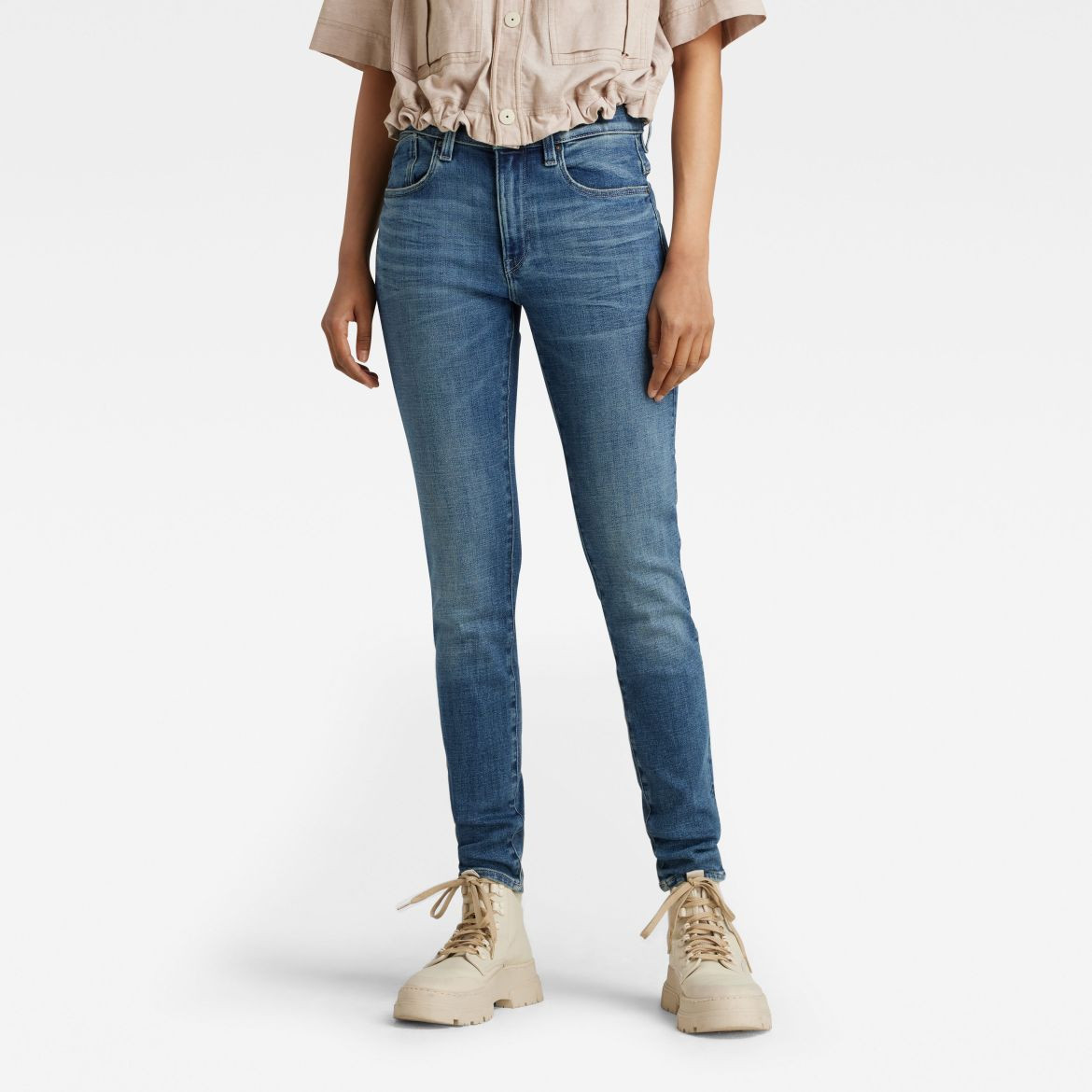 G-STAR Rifle - Lhana Skinny modré