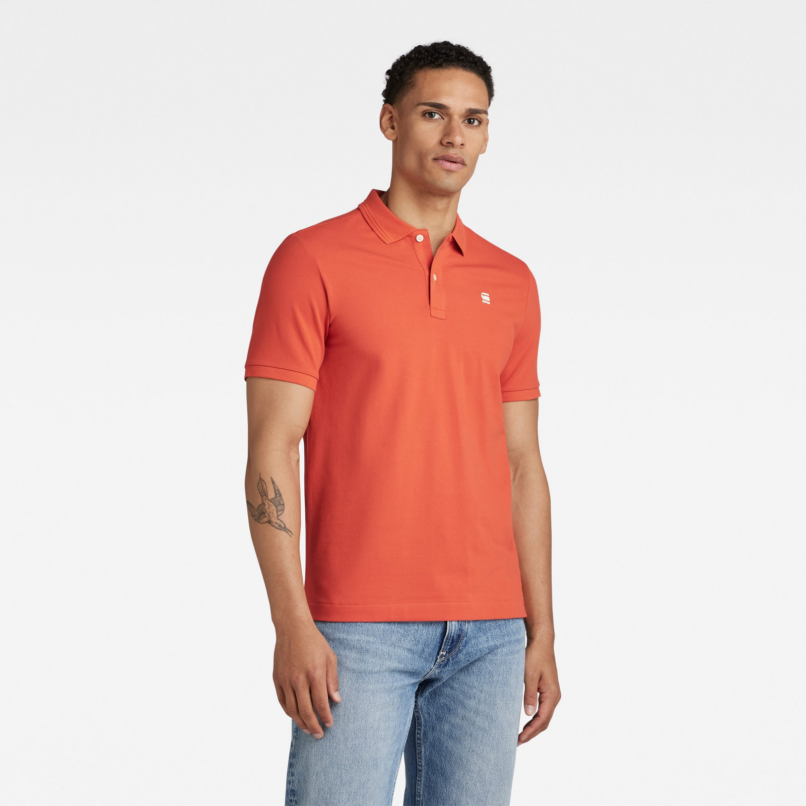G-STAR Polo tričko - Dunda slim polo s\s červené