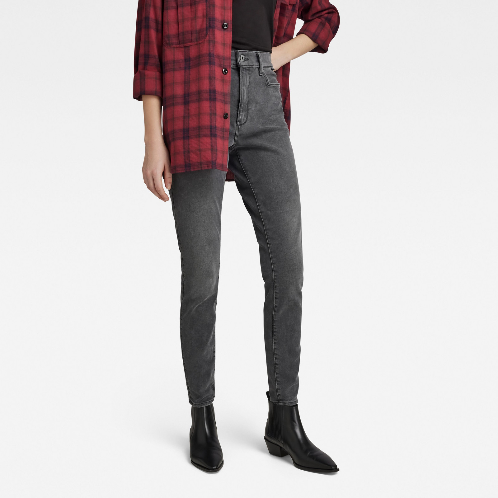 Rifle - G-Star Shape Skinny wmn sivé