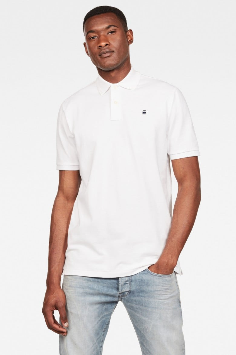 Polo tričko - G-STAR Dunda polo s/s biele