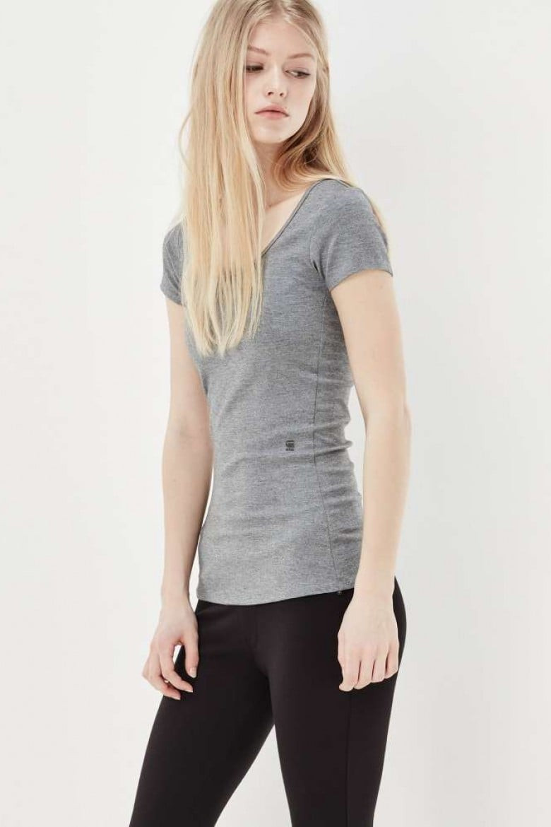 Tričko - G-STAR US umbony r t wmn s/s sivé