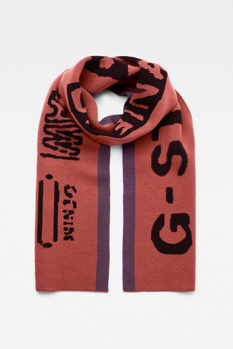 G-STAR Šál - Effo vector scarf tehlový