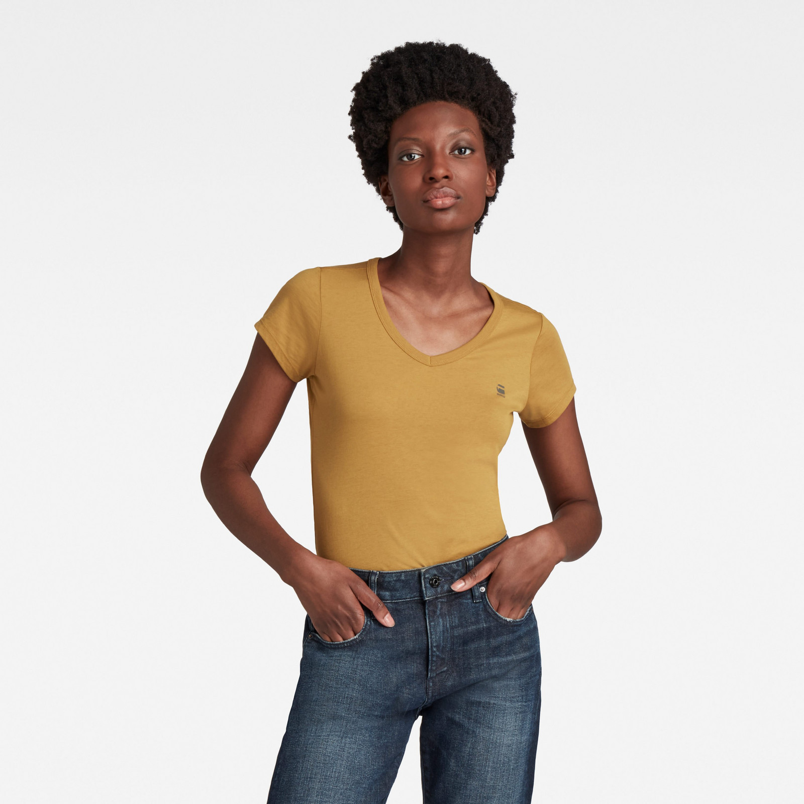 Tričko - G-star RAW NY jersey r žlté