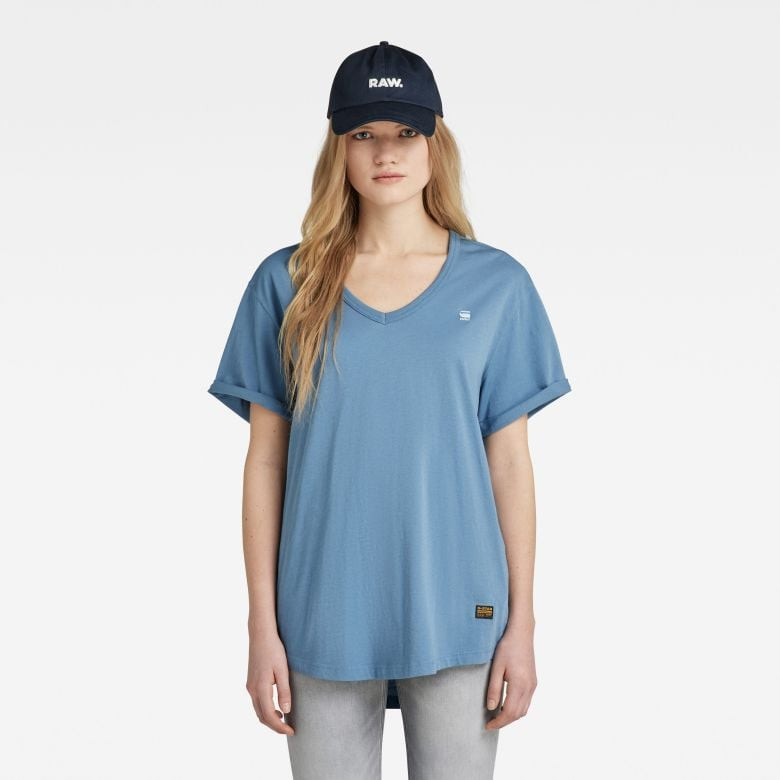 G-STAR Tričko - Lash fem loose v t wmn modré