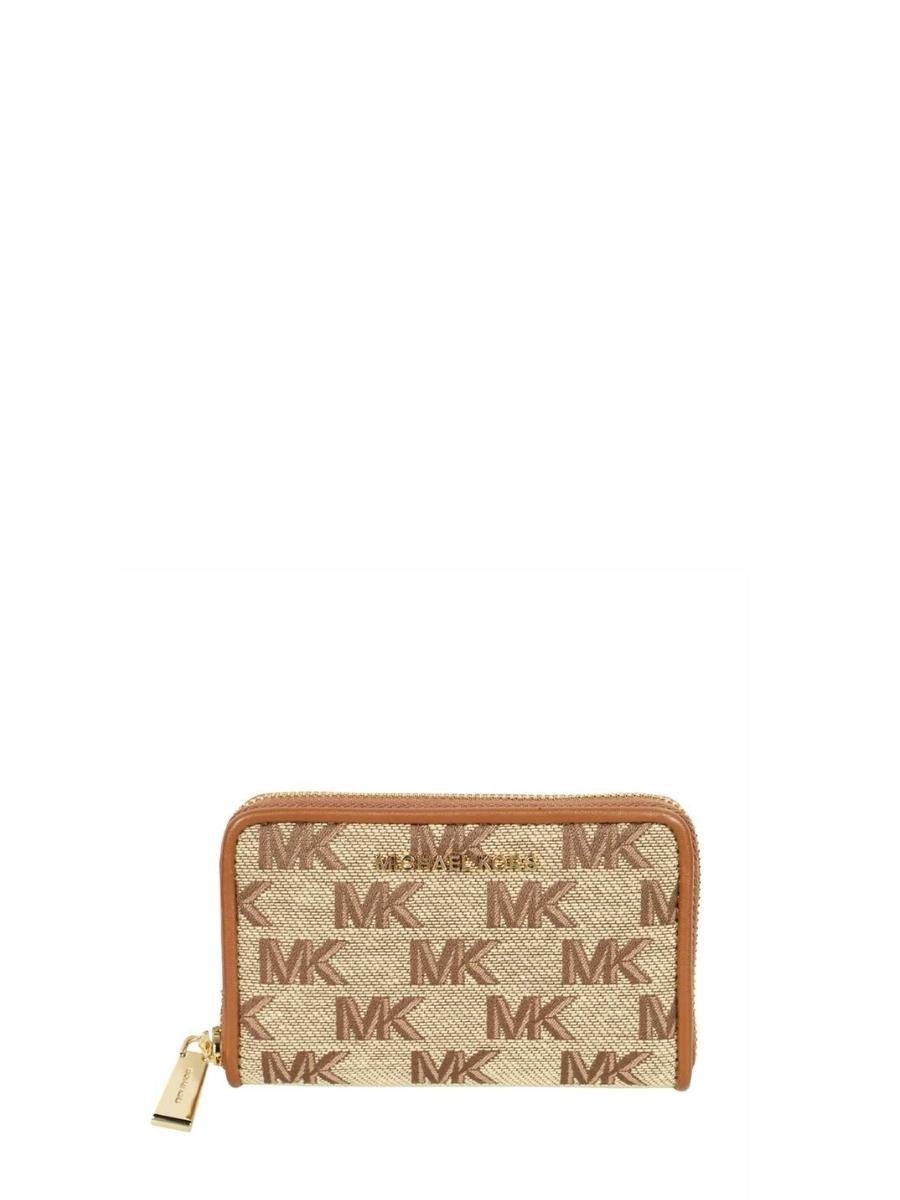 Michael Kors Peňaženka - JET SET SM ZA CARD CASE hnedá