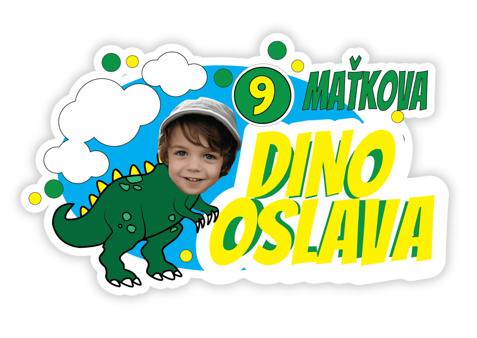 Personal Personalizovaná podložka pod tanier -  Dinosaury
