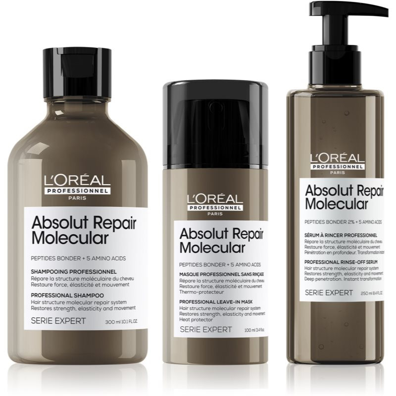 L’Oréal Professionnel Serie Expert Absolut Repair Molecular výhodné balenie (pre poškodené vlasy)
